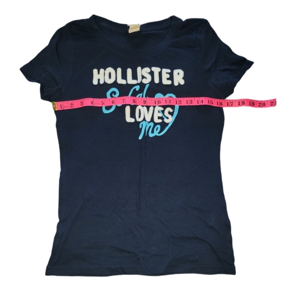 Navy Hollister Graphic Tee - Picture 8 of 8